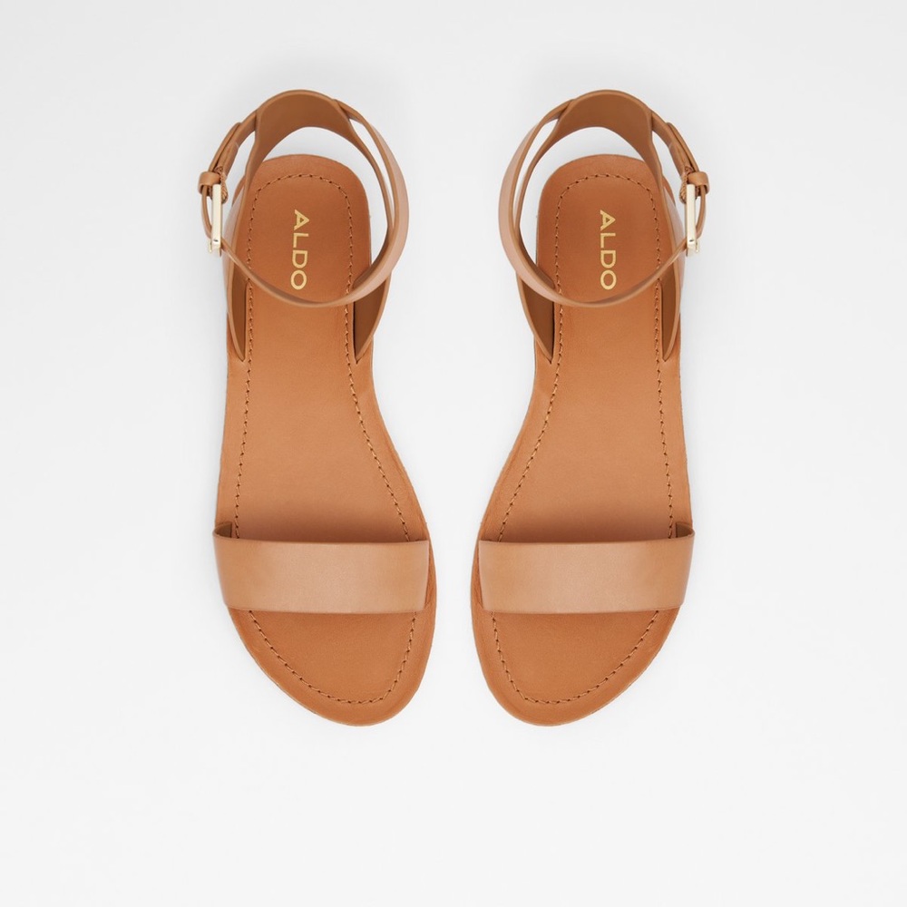 ALDO leather brown sandals